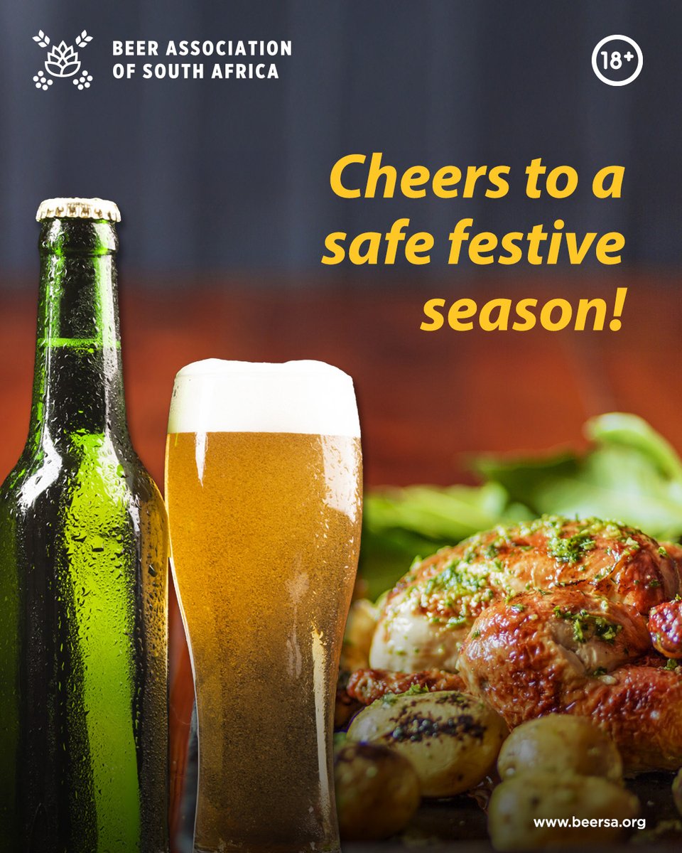 BeerSA_org's tweet image. The festive season is here! 🎉 When you're enjoying a cold one, plan your trip home. Designate a driver or use safe transport. It’s a collective effort with our hospitality partners to keep #SA safe. 

#DrinkResponsibly #DesignatedDriver #SaferFestiveSeason