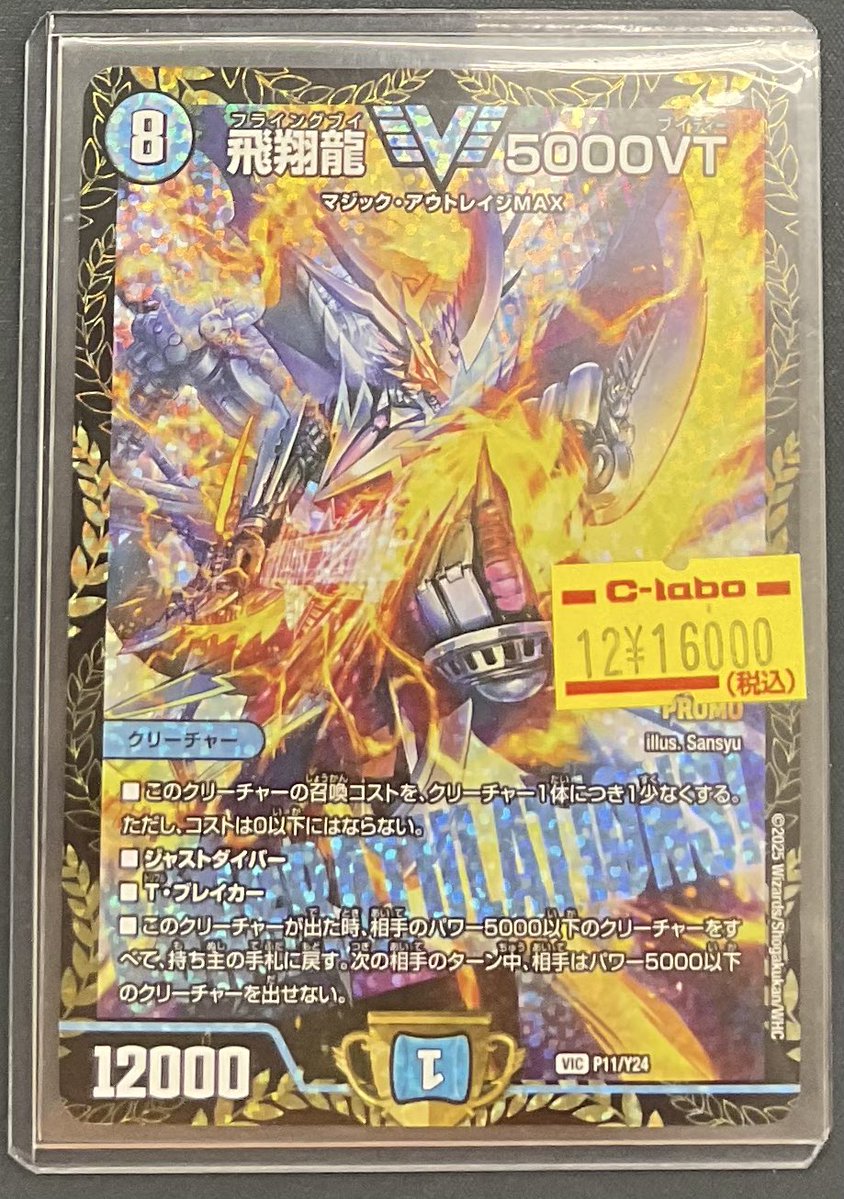 【デュエマ】飛翔龍5000VT CSプロモ 飛翔龍 5000VT プロモ DM】飛翔龍5000VT(CSプロモVer)(VIC・P11/Y24