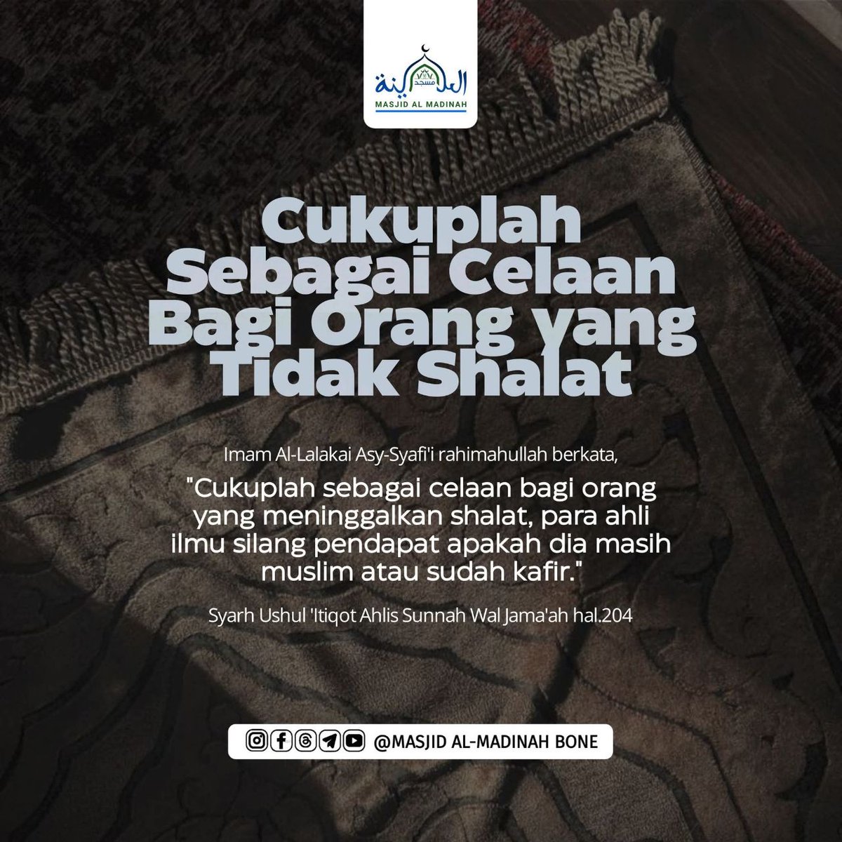abufaizah03's tweet photo. Nasib Tragis Orang yang tidak Sholat https://t.co/k8HS43Lp4h