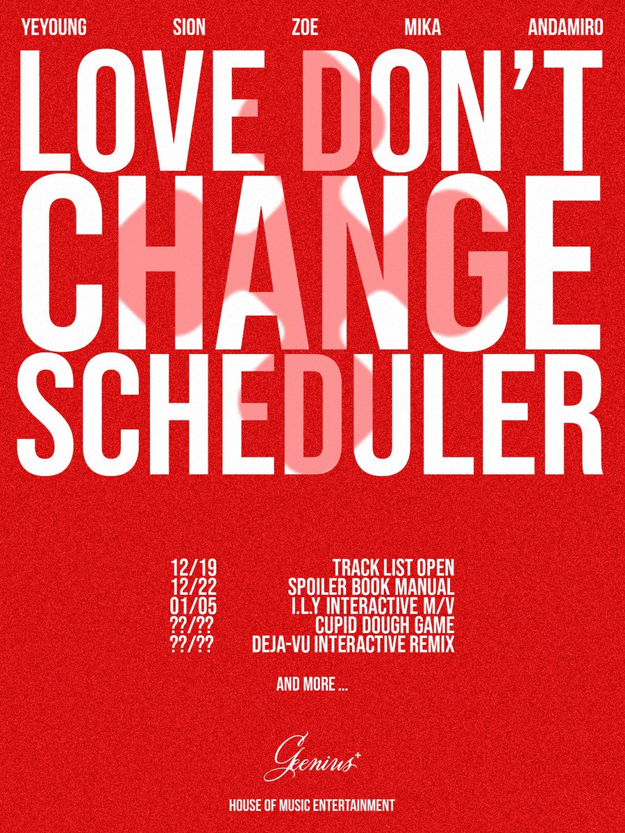 geeniusofficial's tweet photo. GEENIUS MODE : ON 

< Love don't change >

Scheduler 🗓

#지니어스 #Geenius
#Love_dont_change https://t.co/xPdWQXOrqd