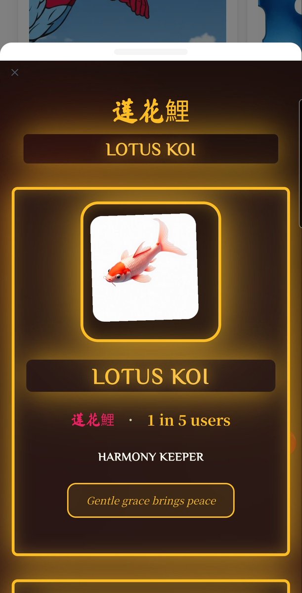 After analyzing, I got the lotus koi, 1 in 5 users. Hopefully, this is the beginning of good luck for me.

What does your data say about the week ahead?

you can try guys
Find out: app.vana.org

<a href="/vana/">vana</a>
#datarevolution

Try @ app.vana.com
#datarevolution