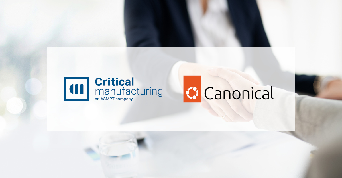 🤝 We are proud to announce a strategic alliance between Critical Manufacturing and <a href="/Canonical/">Canonical</a> to expand cloud-native deployment options for manufacturers.

🔗Read the full press release: criticalmanufacturing.com/press-releases…

#criticalmanufacturing #canonical #makingindustry40areality