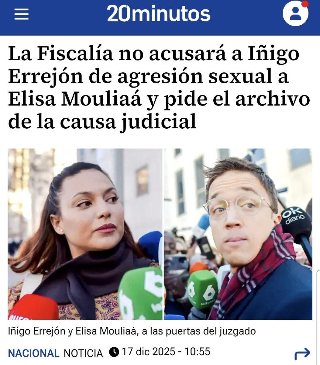 JosemaVallejo's tweet photo. Íñigo: ¿A ver si va a resultar que las denuncias falsas existen y que la Justicia fascista te va a salvar el pescuezo? https://t.co/JOO4mcq9SV