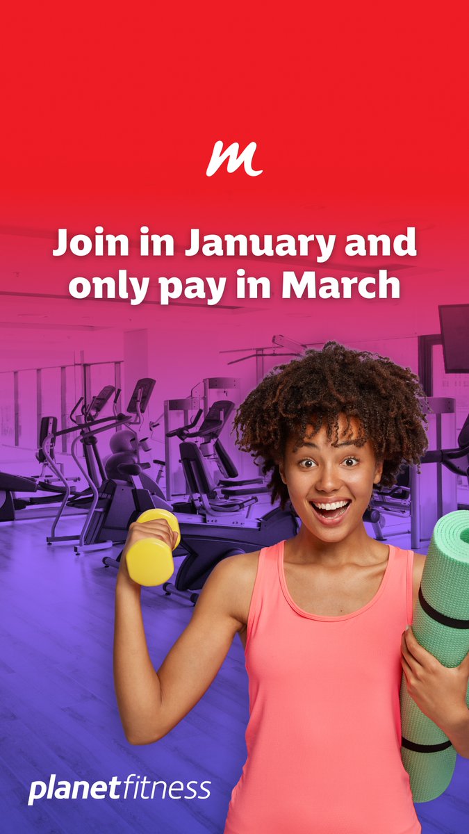 Join <a href="/PlanetFitnessZA/">Planet Fitness</a> in Jan 2026 &amp;amp; pay nothing until Mar! Only R150 for your gym tag. 💪 Start 2026 strong, confident &amp;amp; unstoppable. Don’t wait—your future fit self is calling! Ts &amp;amp; Cs apply. 

#MultiplyTheMovement #MultiplyYourLife