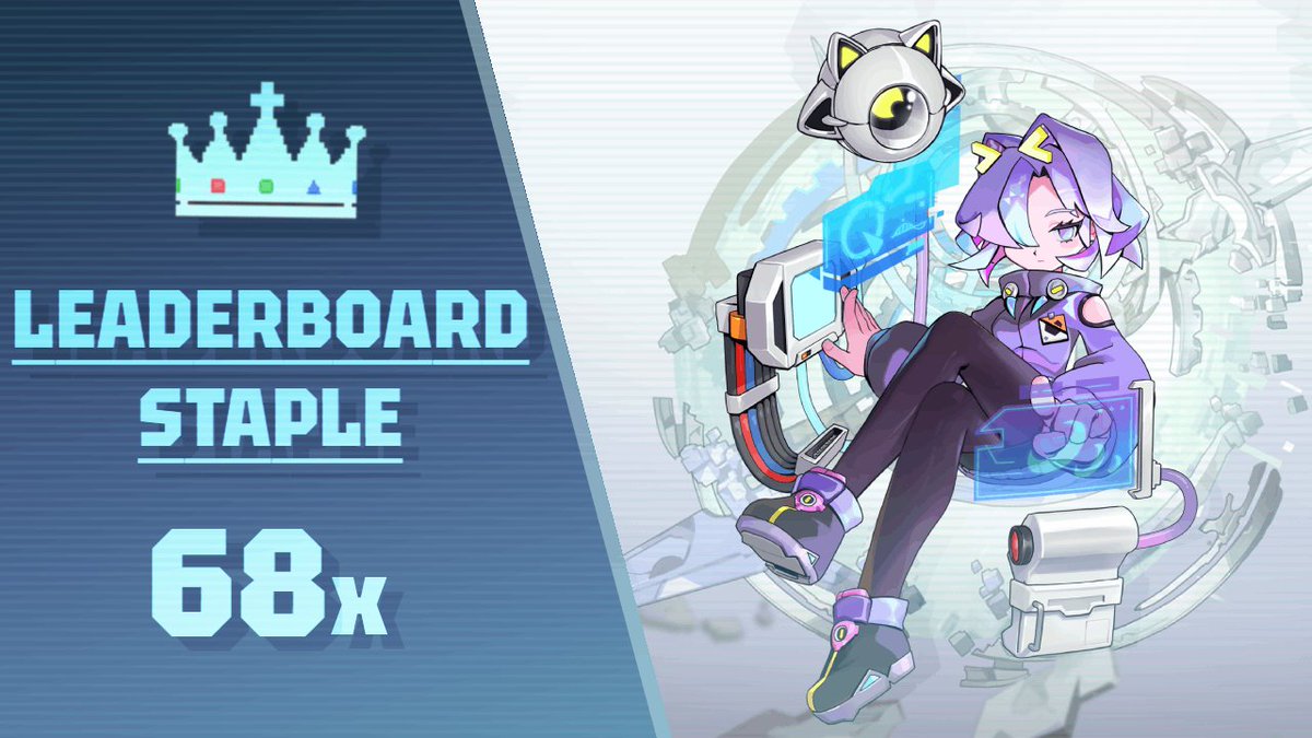 Cold Moon Hacker didn’t just show up on the leaderboard… she pretty much owns it by appearing 68 times since the playtest has started. 😭💜

The action #Roguelike Ascend to ZERO OPEN Playtest is still live until Dec 27th — come climb the ranks!