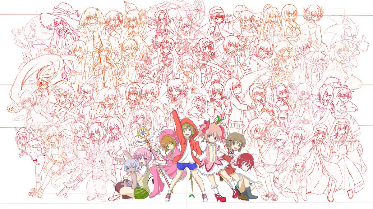 ナナ＆ナナチ #WIP #絵描きさんフォロバ100 #絵描きさんと繋がりたい