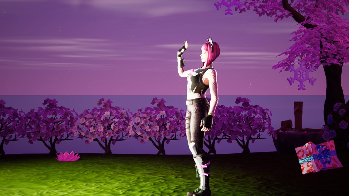 kokoroz_4Haze's tweet photo. Our first never last to our story💖💜🖤
#powerchord #background #winter #FortniteArt https://t.co/m8UlL6YqrJ