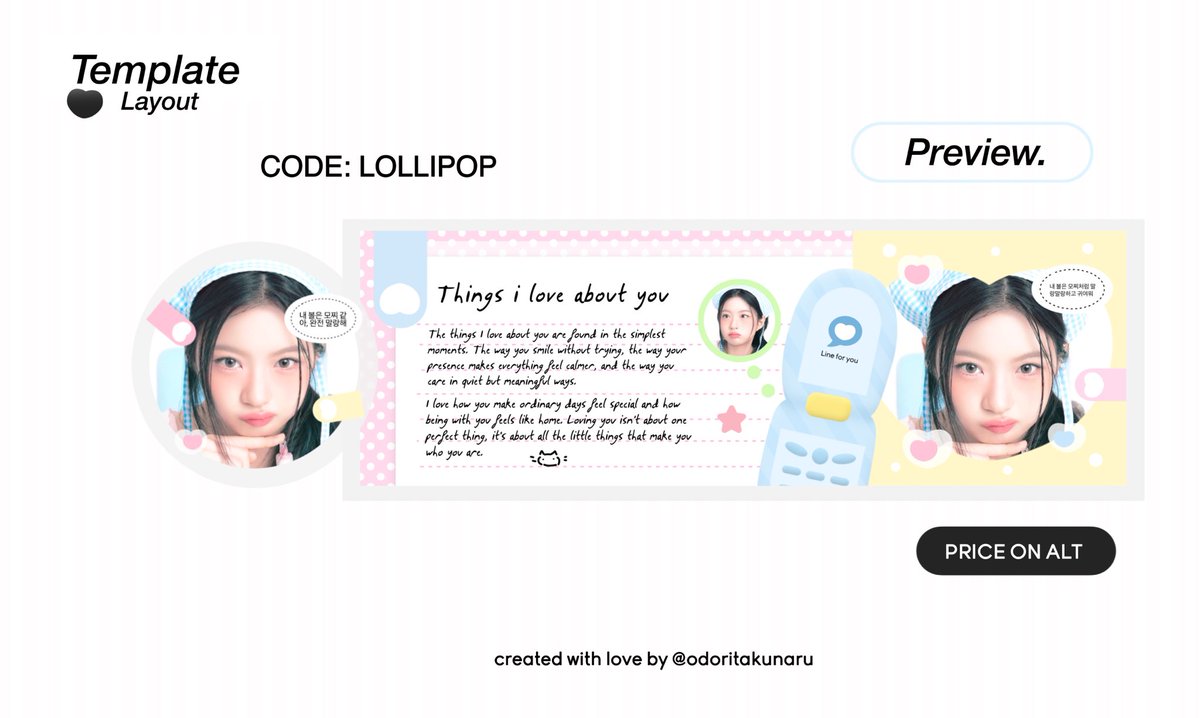 odoritakunaru's tweet image. selamat sore semuanya ☺️ bantu repost ya, terima kasih ✨

hallo izumi ada 3 template layout ini, teman-teman bisa cek harga di ALT yaa, template nya bisa langsung di jemput by dm dimulai dari sekarang! jangan lupa baca t&amp;amp;c ya #zonauang #zonaba