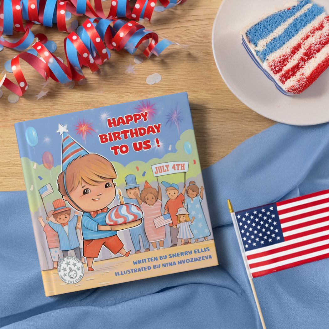 Celebrate America's 250th with this #kidlit #childrensbooks #kidsbooks #picturebooks #holidaybooks #4thofJuly #July4th #KidsHolidayBooks &amp; Enter to win $20 #Giveaway! 

#HappyBirthdayToUS
<a href="/513sherrye/">Sherry Ellis</a>

a.co/d/16XLY5X

Follow the tour HERE 
sdbook.promo/HappyBirthdayT…
