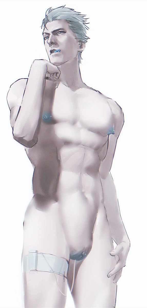#Vergil #cuntboy 本来只是想画个舌钉，，