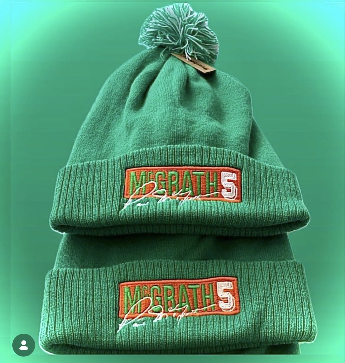 MCGRATH5 Beanies 🇮🇪 

Pls DM for details 

Donation from each sale goes to <a href="/ABIIreland/">Acquired Brain Injury Ireland</a>