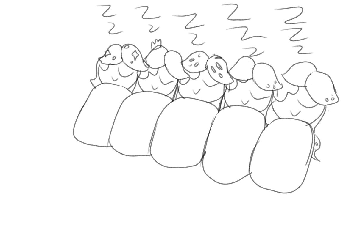 meamgod's tweet image. //I'm tucking them all to bed