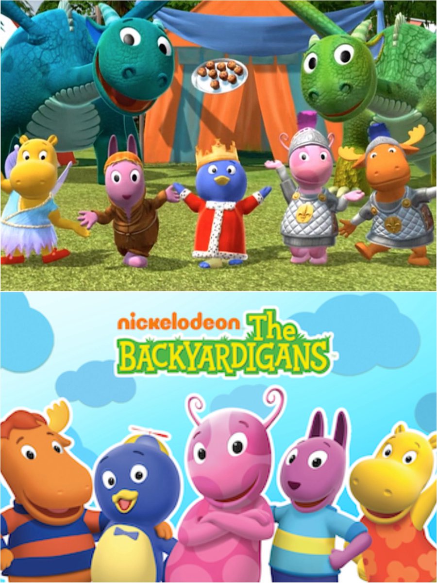 MAIRTVCRAVE's tweet image. (2013) 12 years ago today, The final episode: of ‘The Backyardigans’ titled “The Tale of the Not-So-Nice Dragon” premiered on @NickJr.

#Nickelodeon #animation #nelvana #childhoodshows #cartoons #TheBackyardigans #nostalgia
