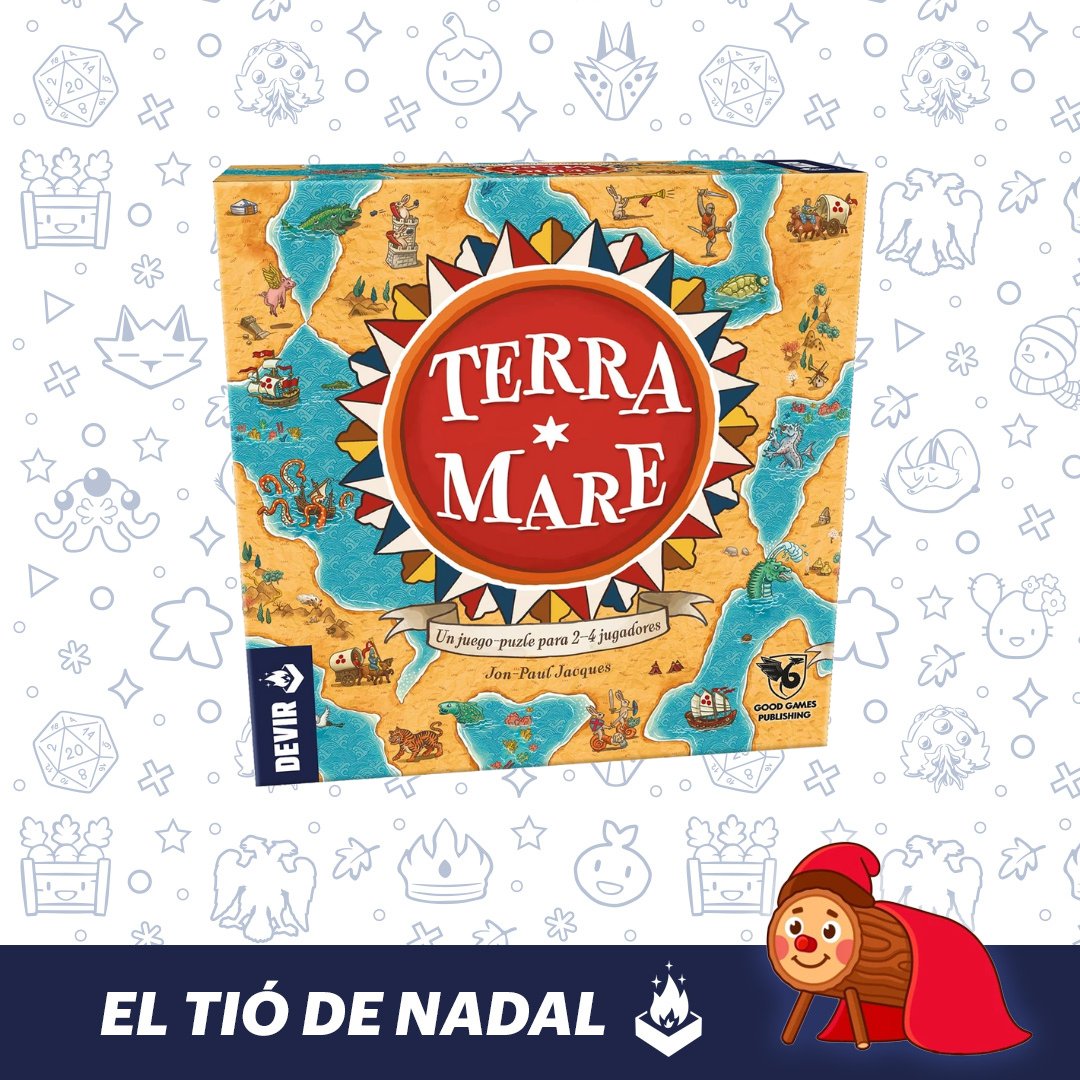 🌊 Tant si ets de mar, com si ets de muntanya… el Tió et porta un Terra Mare, i a veure qui guanya!🏔️
✅ Doneu-li cors. 🩵
✅ Cada RT que feu serà un cop de bastó.
✅ Sortejarem el joc del dia entre tots els que piqueu el Tió i ens deixeu un comentari. Sort! 🪵🎁