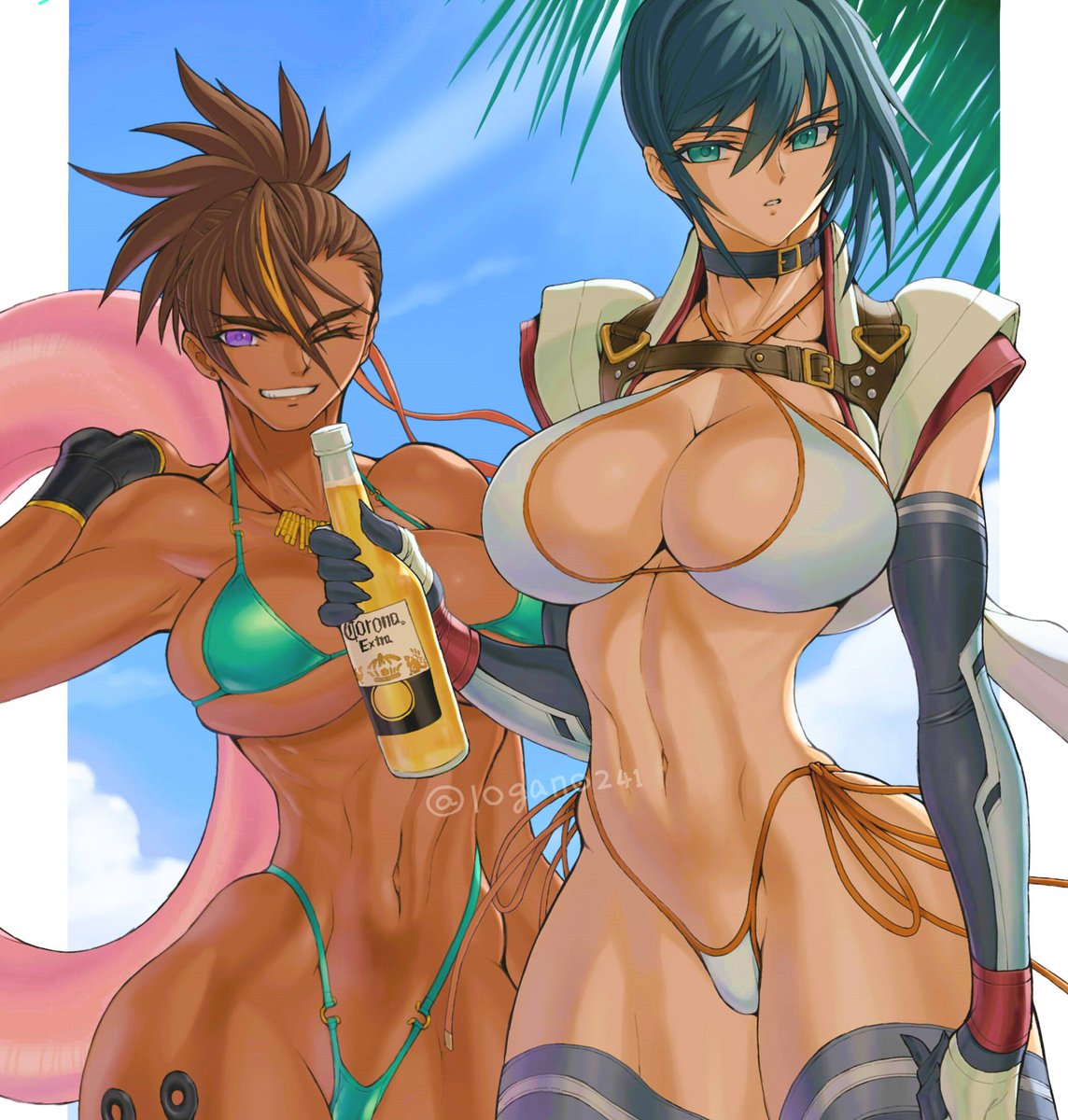 #くそ寒いので水着を貼る 
年内には新作ビキニ絵をアップしたい

冬だけど 年末だけど
ダダッダーー 