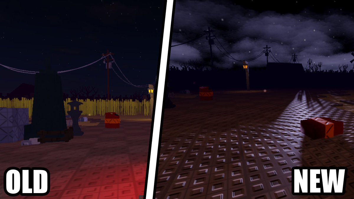 NightFallDevRb's tweet image. Hi everyone! We’ve made some changes to the sky and lighting in the game, and we’d love to know which version you prefer.
#Roblox #Nightfall