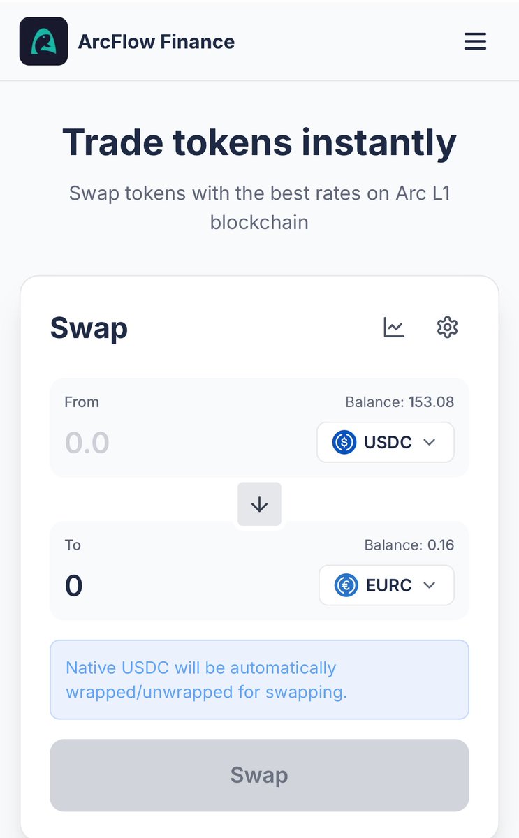 if you aren't watching <a href="/ArcFlowFinance/">ArcFlow Finance</a> yet, you're missing the heartbeat of the <a href="/arc/">Arc</a> ecosystem.

it's more than a place to swap tokens; they're building the infrastructure that makes frictionless, institutional-grade trading a reality.

the hub is live: app.arcflow.finance
