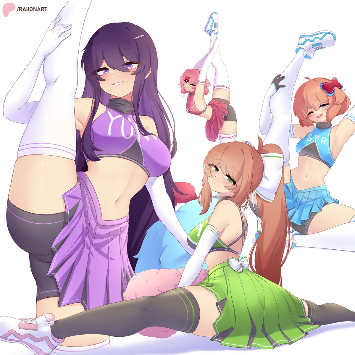 I've got asked to draw more cheerleader dokis...
Would you be interested?