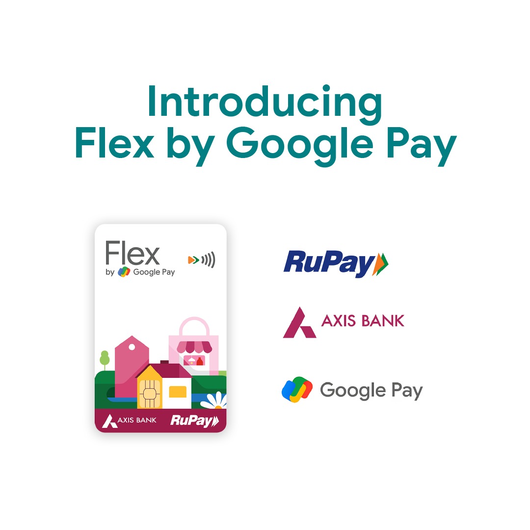 GoogleIndia's tweet photo. Today we’re thrilled to announce Flex by Google Pay, in partnership with @RuPay_npci and @AxisBank.

A UPI-powered, digital co-branded credit card. Available exclusively on Google Pay. 

Join the waitlist for early access.
Read more 🔗 https://t.co/iDQUuV1n26 https://t.co/KDeHvmn1ky