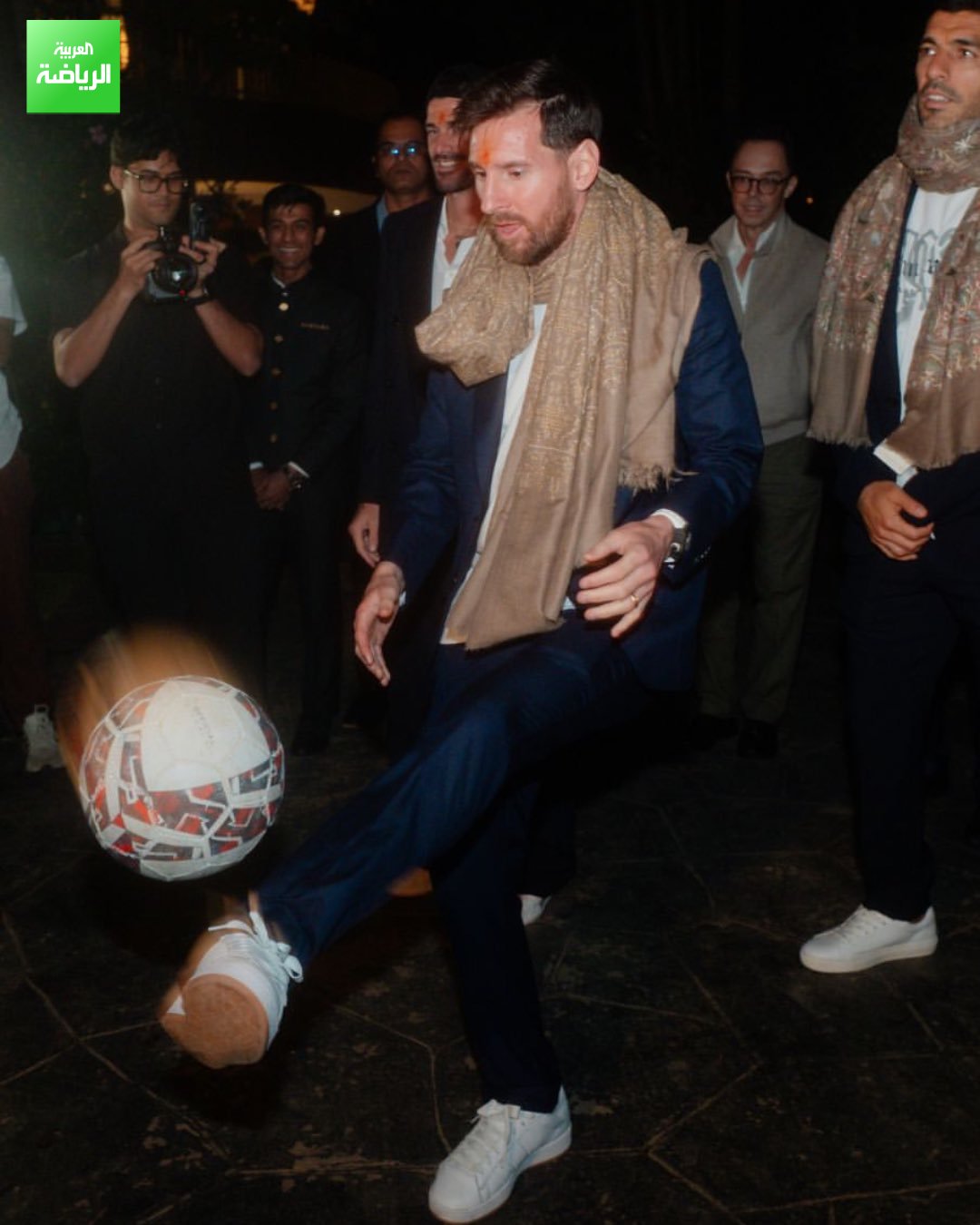 مشاهد من ختام زيارة ليونيل ميسي للهند 