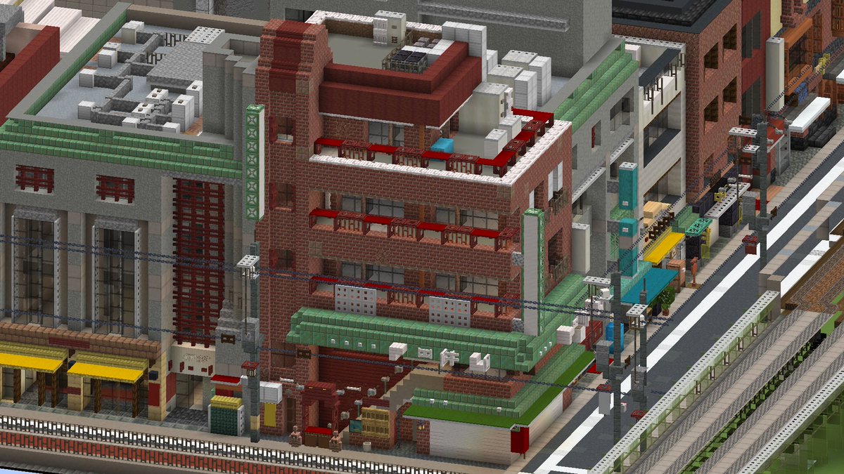中華街のビル作りました
建築久々すぎて下手になってる
#佐山県 #Minecraft