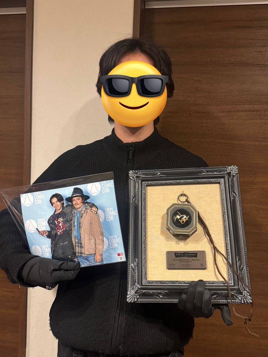 東京コミコン2025ジョニーデップ報告】 サインを無事コンパスに貰え
