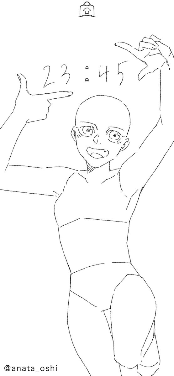 あなたの推しで描いてくれ@トレス素材 tweet media