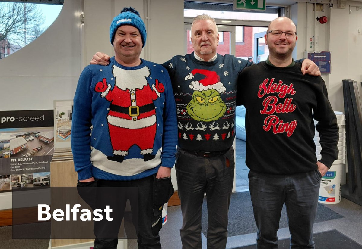 PFL_Ireland's tweet photo. It was #Christmas jumper day at PFL yesterday. Thanks to everyone in our Belfast, Limerick and Dublin branches that donned their best festive finery for the occasion. Everyone looked great but it was a certain inflatable snowman that stole the show! https://t.co/S4F534wCc0