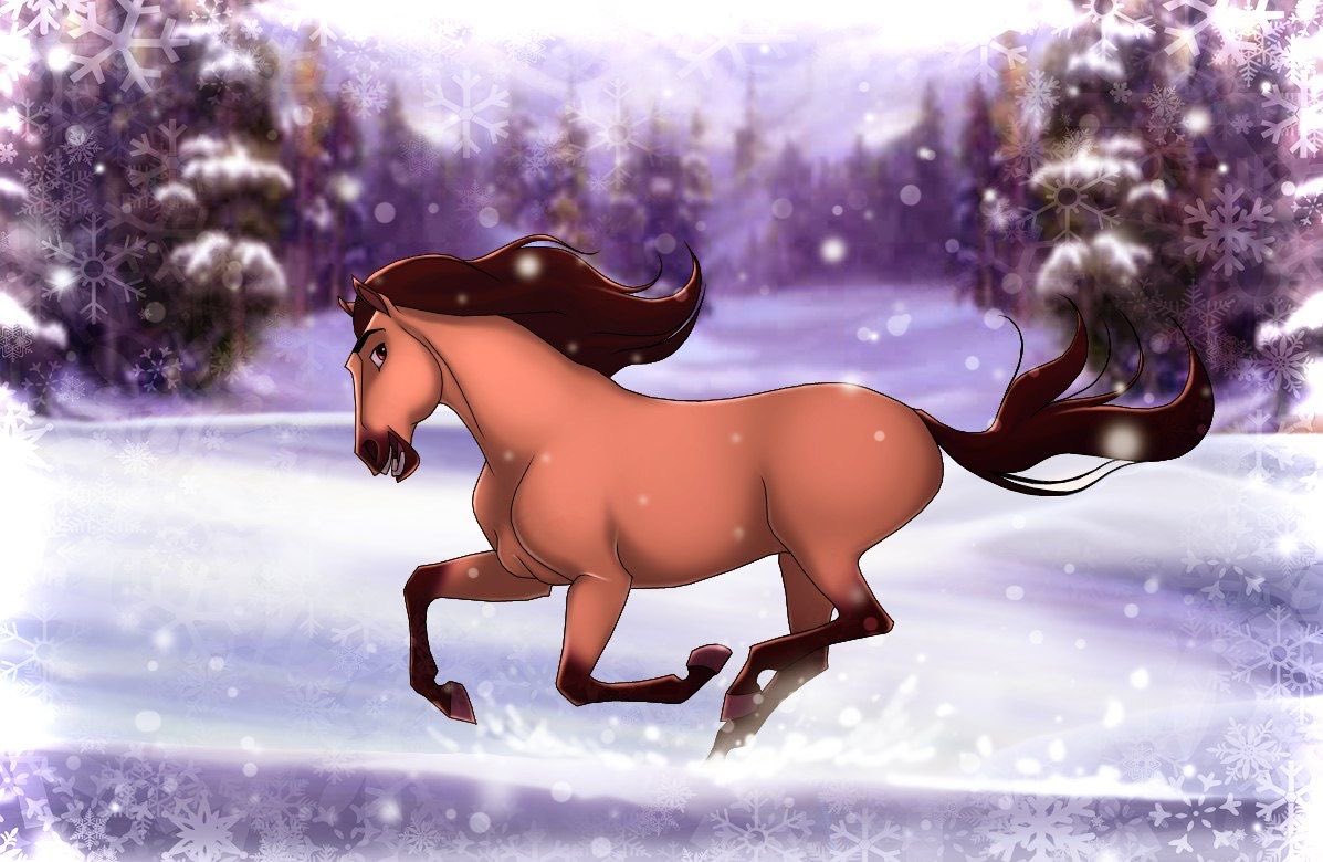 Dashing Through the Snow✨
❄️🤍❄️🤍❄️🤍❄️🤍❄️🤍❄️
#SpiritStallionOfTheCimarron