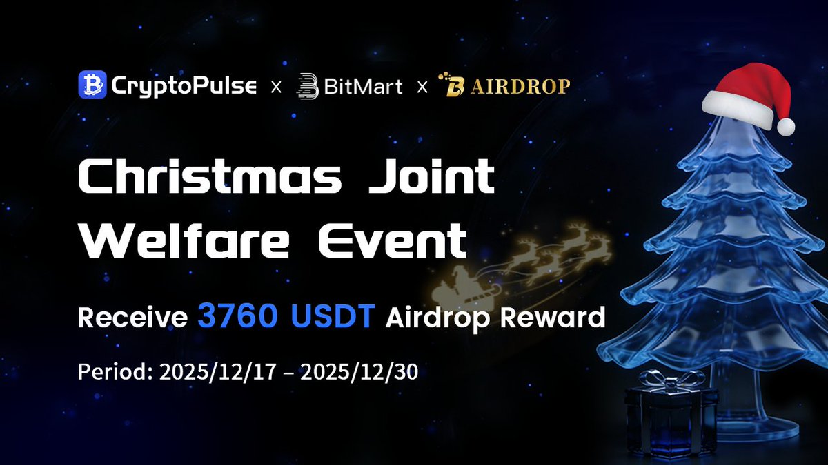 Airdrop_NewCoin's tweet photo. 📢🎁Activity 1: #Christmas Carnival, Complete Tasks for a Random Prize Draw🚀
📌Follow 3 X accounts: @ChainSpireAds @BitMartEarn @MattWraithSOL
📌Register and complete KYC using the #CryptoPlus exclusive link: https://t.co/QHYpNdzYPv https://t.co/WoMMptPOBo