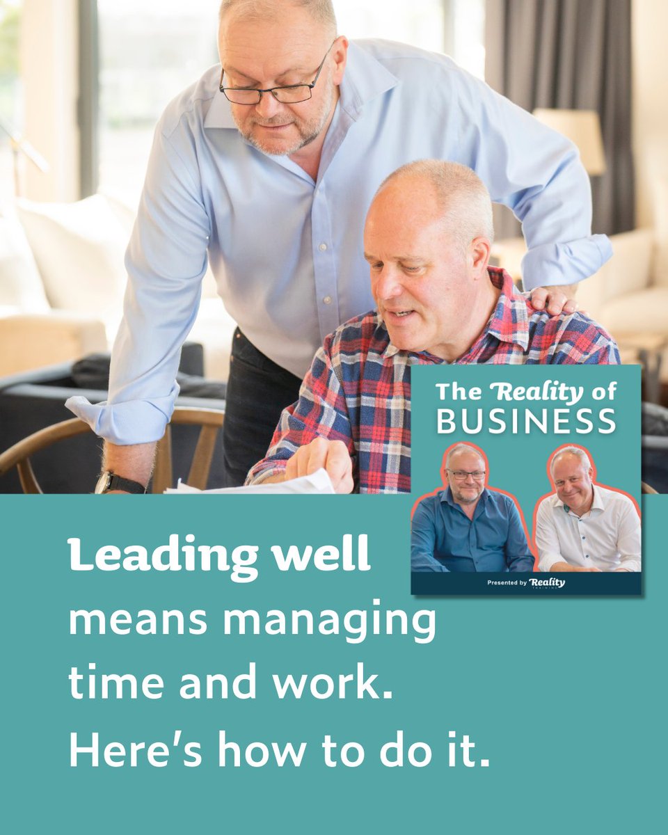 If you’re a team leader, how much of your day is spent actually leading? Part 2 of our Team Leaders series looks at how to manage your time, manage the work &amp; still lead with focus. 🎧The Reality of Business - listen wherever you get your podcasts #TeamLeadership #RealityTraining