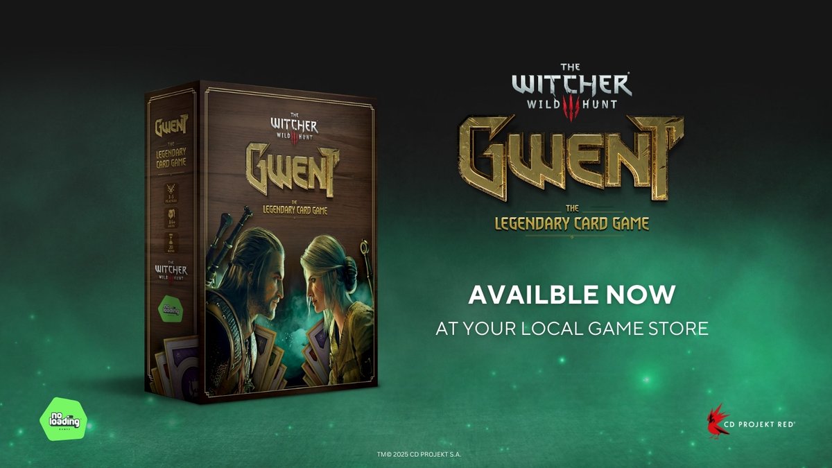 thewitcher's tweet image. There’s nothing quite like a round of GWENT with friends, family, and eternal rivals alike! 👑

With GWENT: The Legendary Card Game, you get physical cards for all five factions, new game modes, and everything needed for epic GWENT battles. ⚔️

Ready to lay 'em down? Find GWENT:…