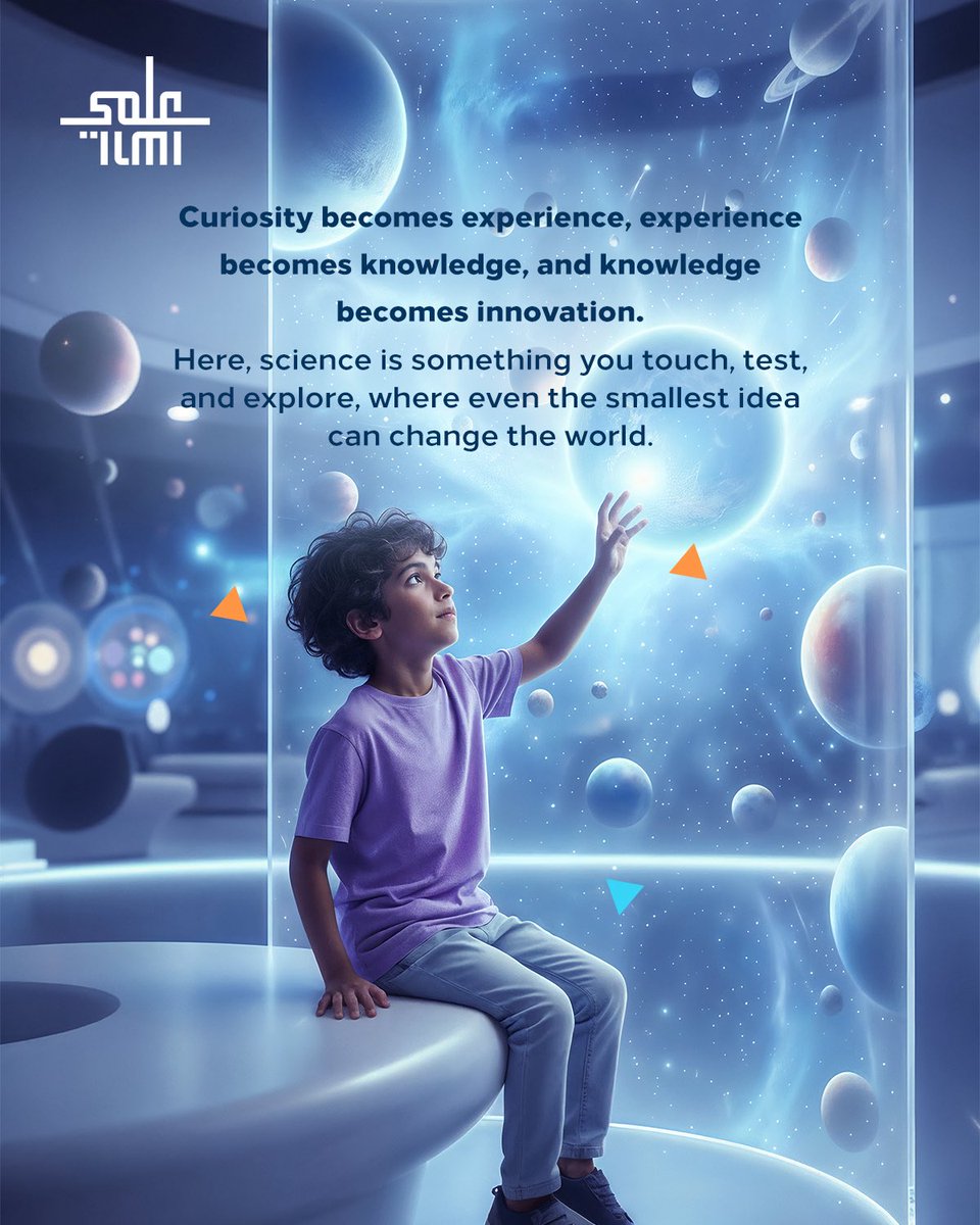 ilmiofficialSa's tweet image. هنا يتحوّل الفضول إلى ابتكار
وتصبح المعرفة تجربة تُغيّر العالم.
#مركز_عِلمي 

Where curiosity turns into innovation
and knowledge becomes an experience that changes the world.
#IlmiCenter