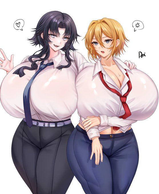 いつものデカい×デカいの百合(カオユイ) 