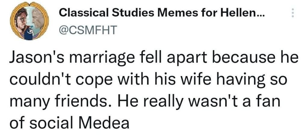 Classical Studies Memes tweet media