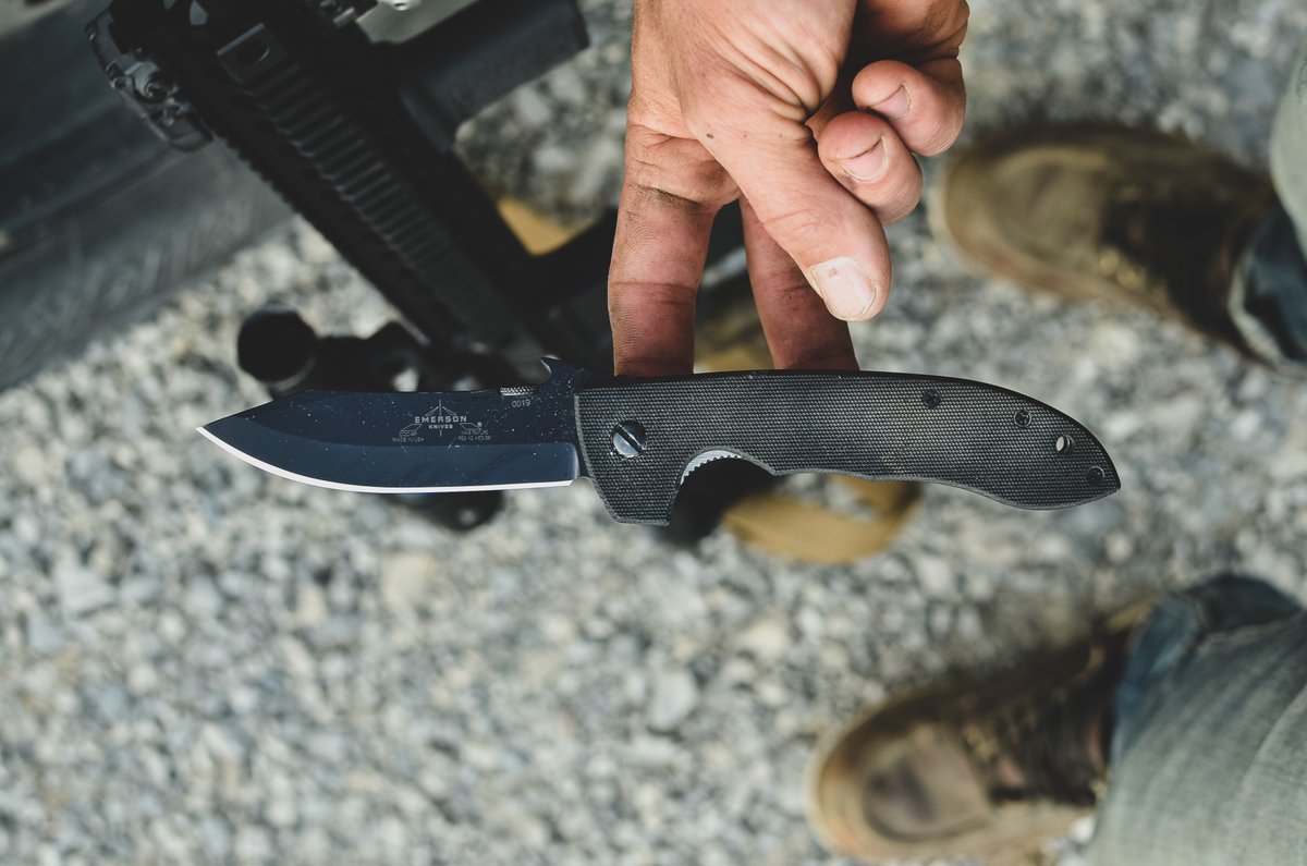 Emerson_knives's tweet photo. Decades of hard use. Countless missions. The CQC-8 isn’t just a knife—it’s an Emerson legend.

Photo by @micahtbyrd #madeintheusa #emersonknives #cqc8 https://t.co/uQuDZCzQZ2