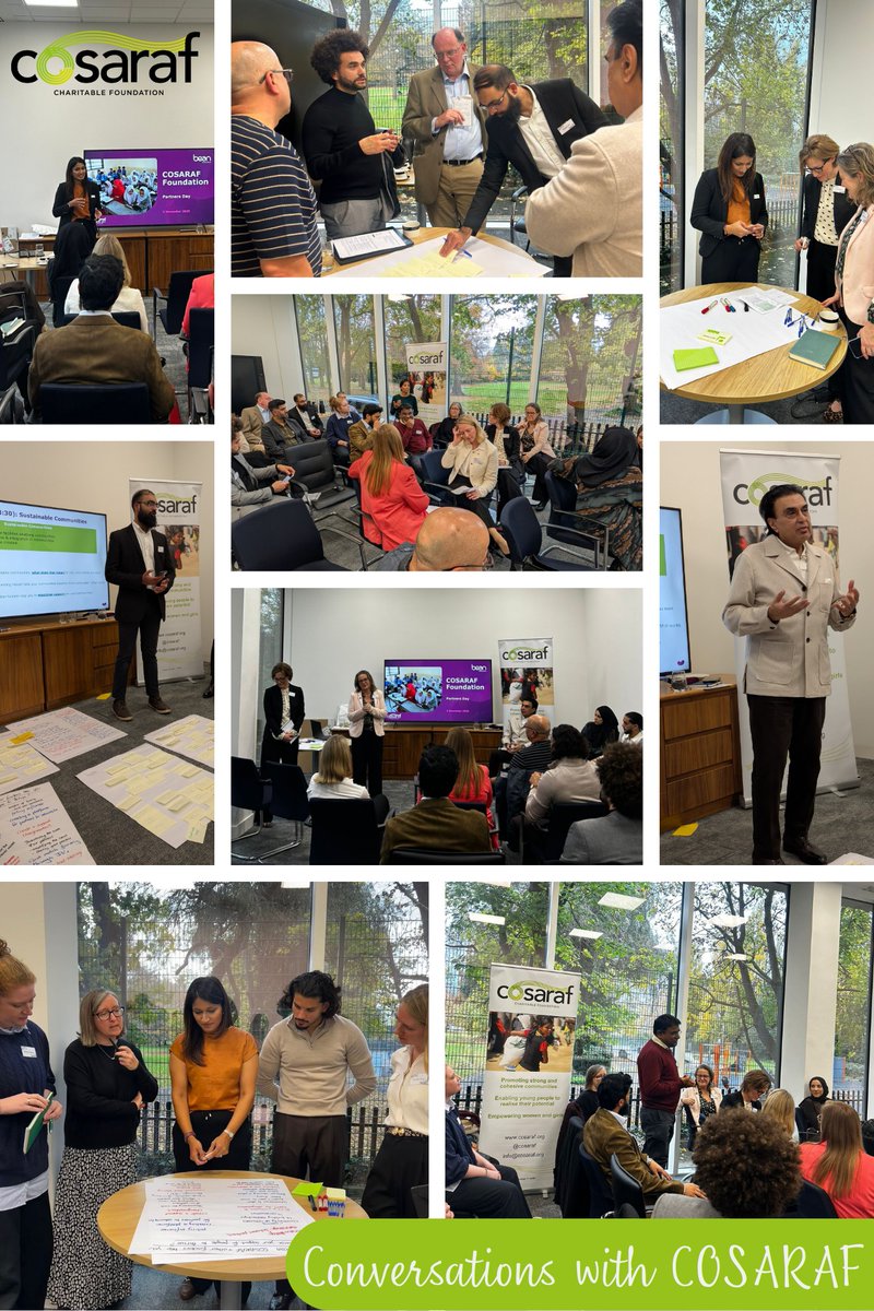 COSARAF's tweet image. Another more recent memory for 2025... our first ever Conversations with COSARAF workshop welcoming partners to our new building in Uxbridge in November to discuss partnerships, people and places...what an insightful and energetic afternoon!