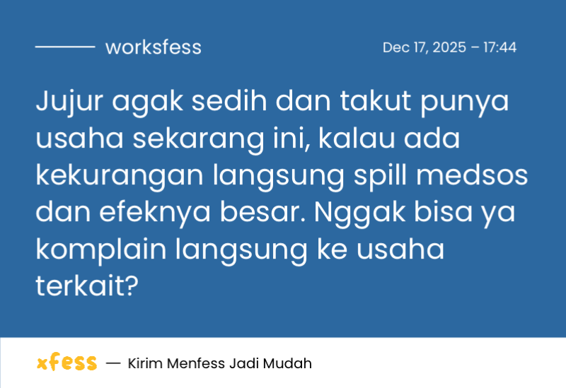 worksfess's tweet photo. Belum apa-apa udah takut, apa-apa di spill. Bukan berarti diniatin berbuat salah cuman gitu paham ga 😭 work! https://t.co/z5SVYRsKJV