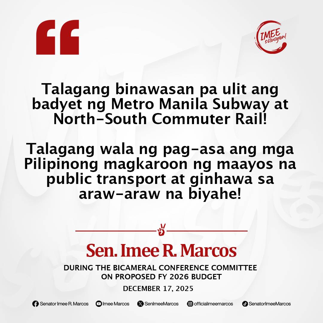 Imee R. Marcos tweet media