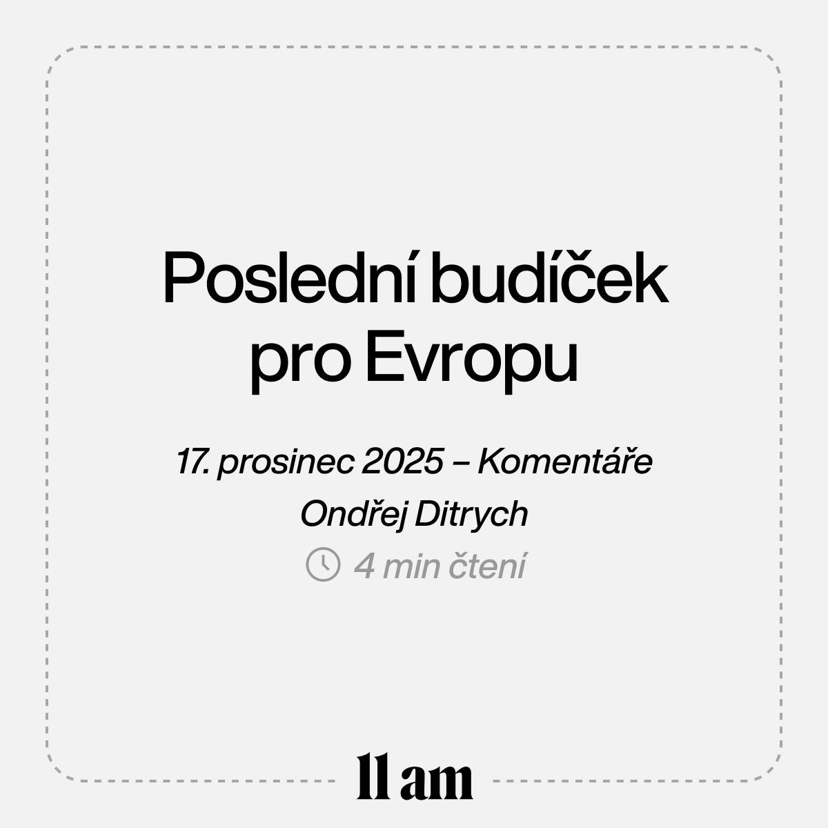 oditrych's tweet image. Jen silná a sebevědomá Evropa může být pro 🇺🇸, které ji k posílení sebedůvěry v nové bezpečnostní strategii vyzývají, respektovaným a užitečným partnerem v globální politice.

Moje analýza strategie pro #11am: 11am.cz/posledni-budic….