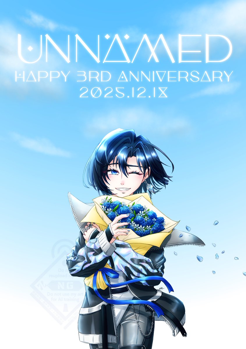 To U, as wonderful as a miracle, with all my love and blessings💙🤍
This bouquet of blue roses and blue stars is for you💐
May your path always be filled with light✨

💙3周年おめでとうU-san🤍

#dear_u_san #ur_ärt
#U3anniversary
#PUsan_3rd_Anniversary
#Unnämed_3rd_Anniversary