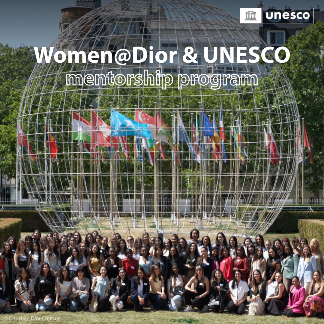 UNESCOJordan's tweet image. Applications now open! ✨Women@Dior &amp;amp; UNESCO Mentorship Program 2026–2027 is calling women under 30 enrolled in higher education who are passionate about leadership, gender equality &amp;amp; social impact. 📷 Deadline: 31 Dec 2025 📷unesco.org/en/articles/ap…