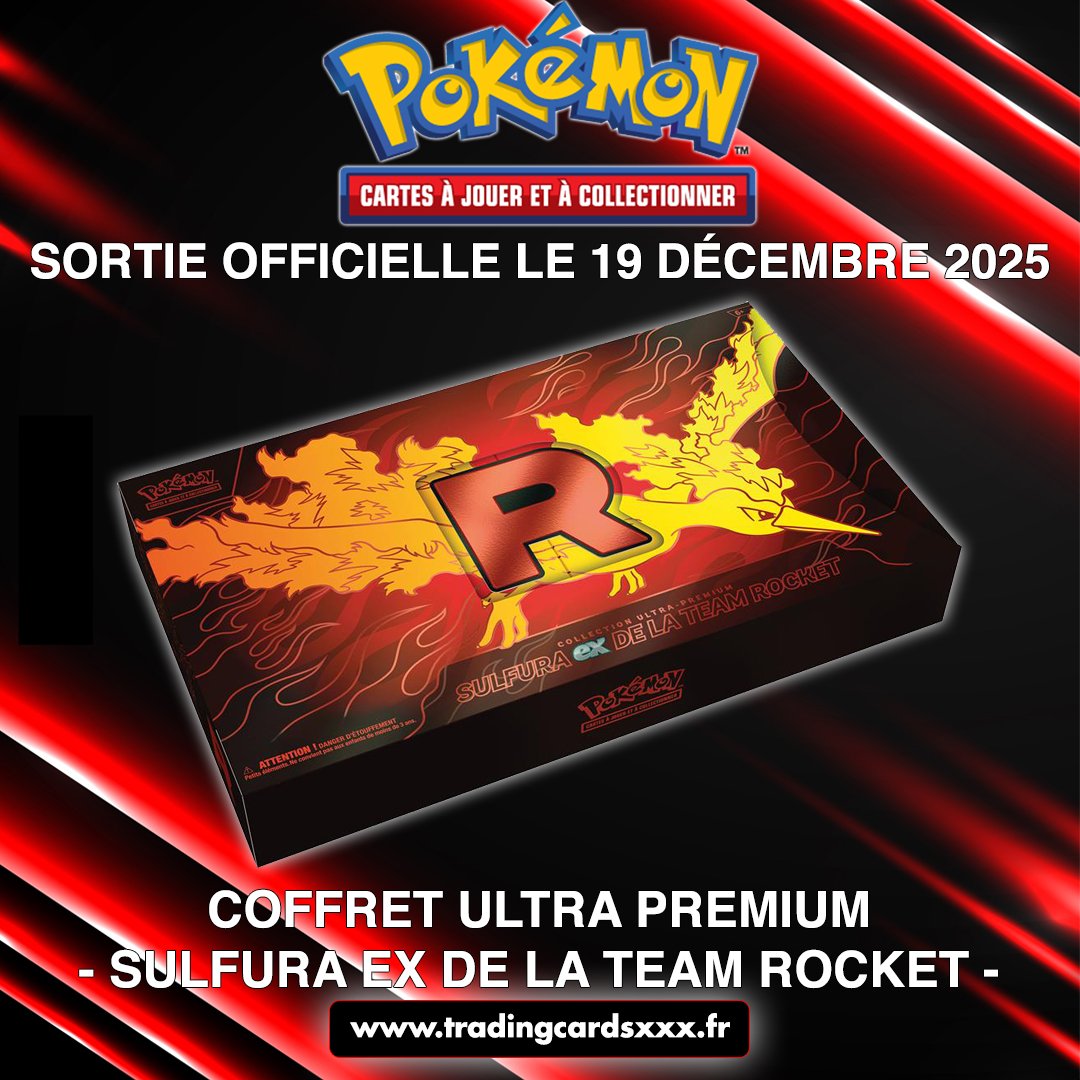 Le Coffret Ultra Premium Sulfura ex de la Team Rocket est disponible sur le site.

tradingcardsxxx.fr/collections/po…

#upc #sulfura #rocket #teamrocket