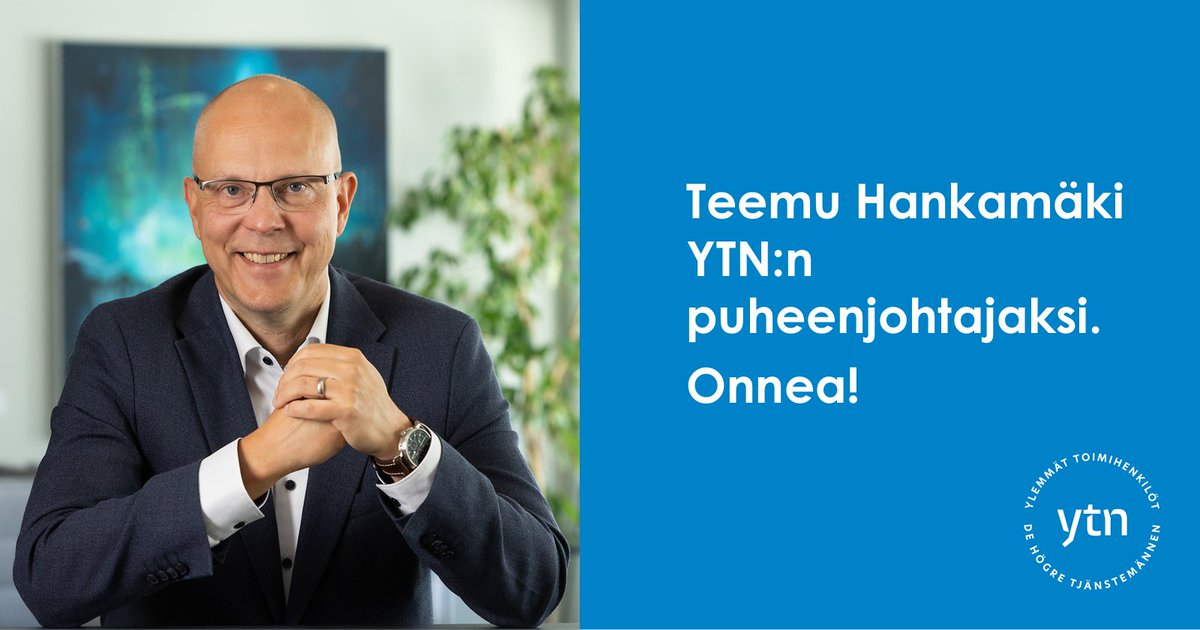 .<a href="/TeemuHankamaki/">Teemu Hankamäki</a> on valittu puheenjohtajaksemme kaksivuotiskaudelle 2026–2027. Onnittelut!

Samu Salo, <a href="/InsinooriSalo/">Samu Salo</a> luopuu pj.-tehtävästä kuluvan vuoden lopussa.

ytn.fi/ajankohtaista/…