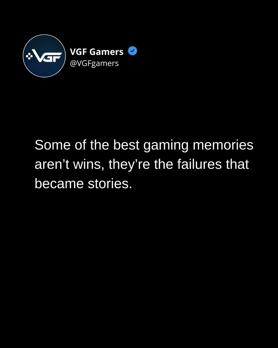 VGFGamers's tweet photo. Some of the best gaming memories aren’t the wins…

They’re the epic fails that turned into stories you’ll never forget.

💬 What’s your funniest fail moment? Drop it below.

#VGFgamers #GamingMemories #EpicFails #GamerLife #ConsoleGamers https://t.co/IxZFKWbqYP