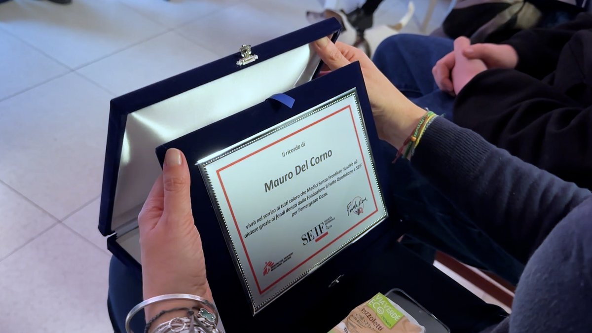 La raccolta fondi della Fondazione Il Fatto Quotidiano lanciata in memoria del nostro collega Mauro Del Corno, scomparso improvvisamente ad agosto, e per sostenere gli operatori di <a href="/MSF_ITALIA/">MediciSenzaFrontiere</a> a Gaza ha raggiunto la cifra di 88.996,81 euro. 

Ieri mattina Laura Grillo e Ioana