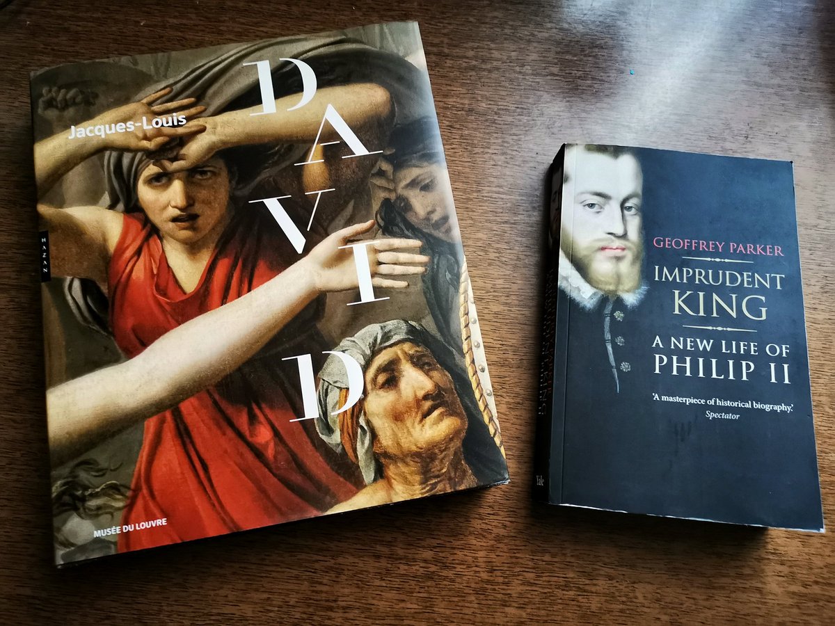 Marrioend's tweet photo. My first part of Christmas presents just arrived. 📚📦

If I can't go to Louvre, @museelouvre comes to me.
And my new passion at this moment - Spanish history.

#books #bookshelf #David #Spain #France #history #bookslovers #personallibrary #booksworm https://t.co/yMOy6WsW6Q