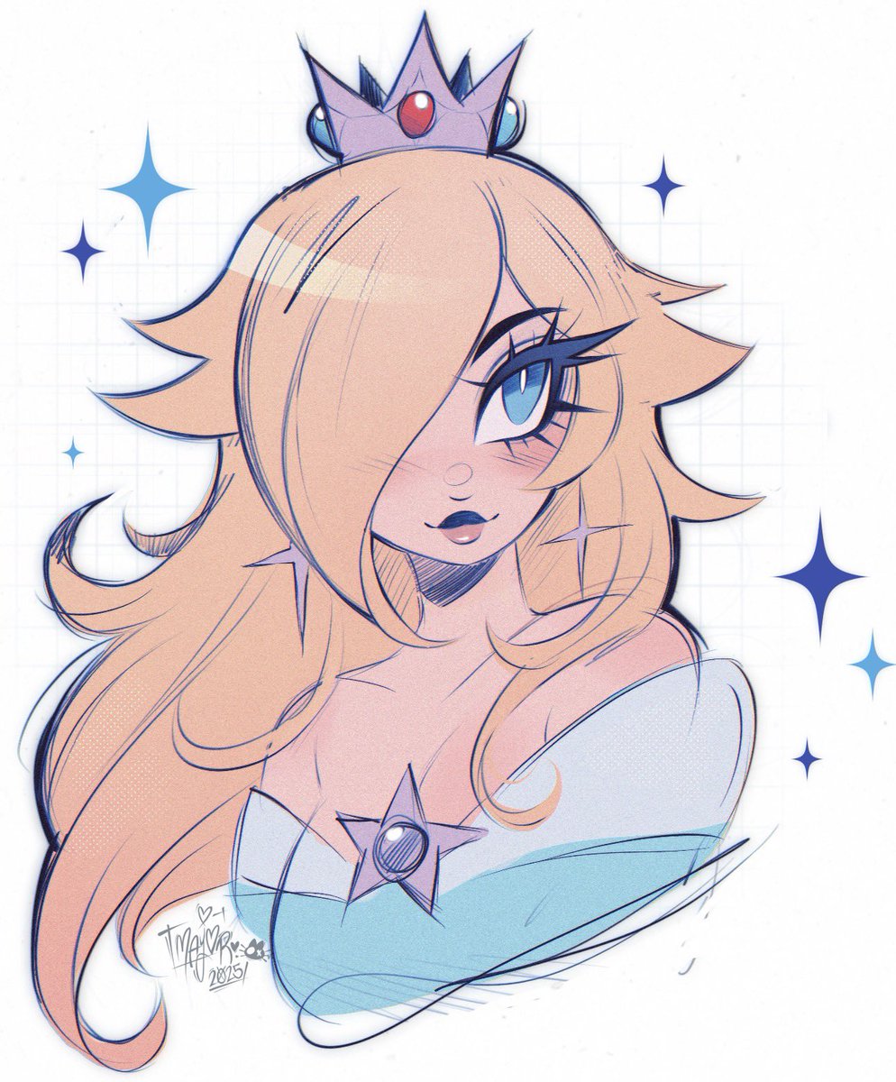 Added some colors to that Rosalina sketch✨