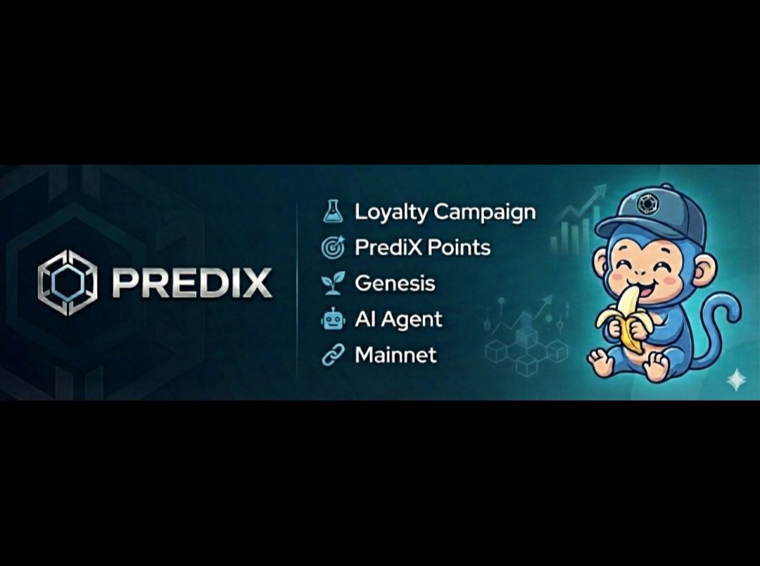 GoPredix's tweet photo. Information is everywhere.
Execution isn’t.

🧪 Loyalty Campaign 
🎯 PrediX Points
🌱 Genesis
🤖 AI Agent
⛓️ Mainnet

Which one do you think we are launching first?

if you are early. you are ahead.
coming soon.

The monkey already knows. 🐵⚡ https://t.co/9xv12Y8r9p