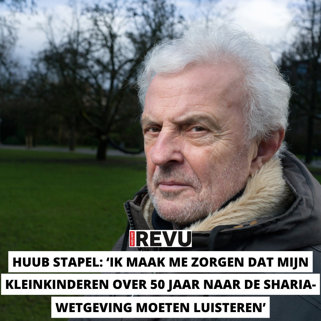 Nieuwe Revu interviewde acteur Huub Stapel: 'Ik kan je foto’s laten zien uit Afghanistan, 1972, waar ze met minirokjes en los haar in Kabul over straat lopen. Daar word je toch schijtziek van!’. trib.al/vzqywol